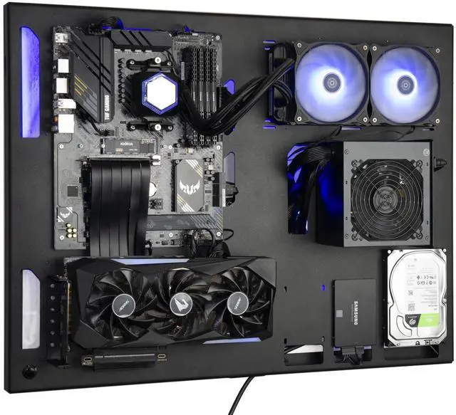 Main image of ABK Design, Wall Computer Case - Wall Mount Computer Case - Gaming PC Case - Wall Mount ATX Case - Wall PC Case for PC Gaming - Computer Cases for PC Computer - Pc Case