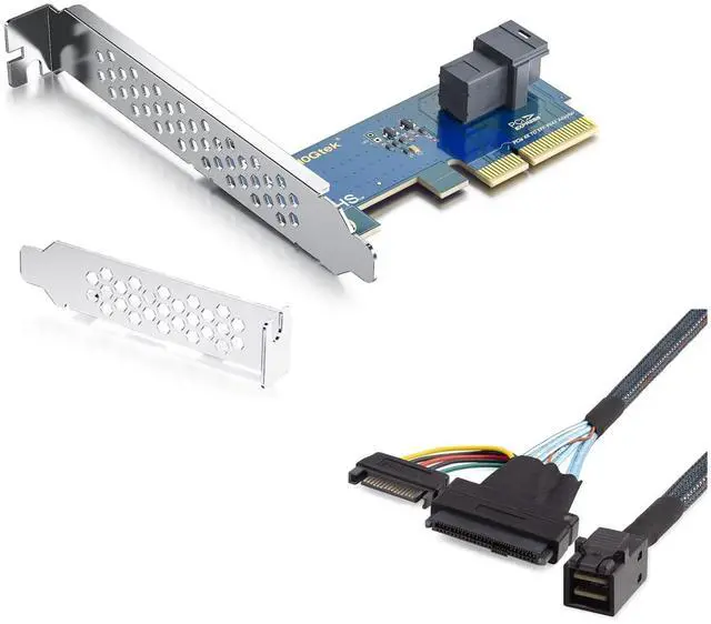 Main image of U.2 NVMe Adapter + 8643/U.2-0.5m