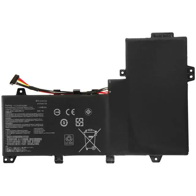 Alt view image 3 of 5 - ZTHY C41N1533 Laptop Battery Replacement for Asus Q524U Q534U Q524UQ Q524UQK Q534UX Q504UQ Q504UX Q534UXK Q534UX-BHI7T19 ZenBook Flip UX560UQK UX560UQ UX560UX UX560UX-FJ020R 15.2V 52Wh 3340mAh