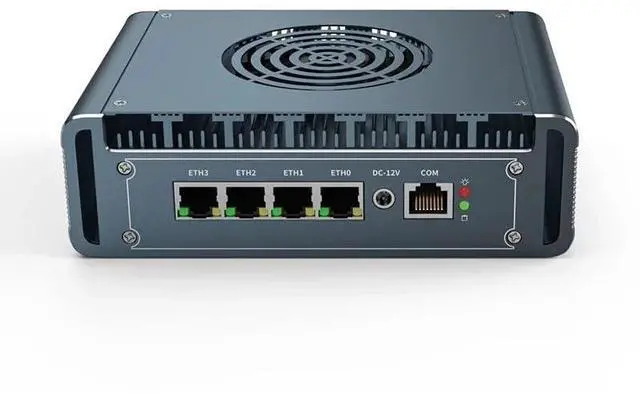 Main image of Micro Firewall Appliance,Mini PC Pentium N6000(4C/4T,up to 3.3GHz) with 4 i226-V 2.5Gbe LAN, DDR4 1*M.2, USB3.0,SIM Card Slot,Desktop Computer Support Home Office Business Router PC,WiFi,NO RAM NO SSD