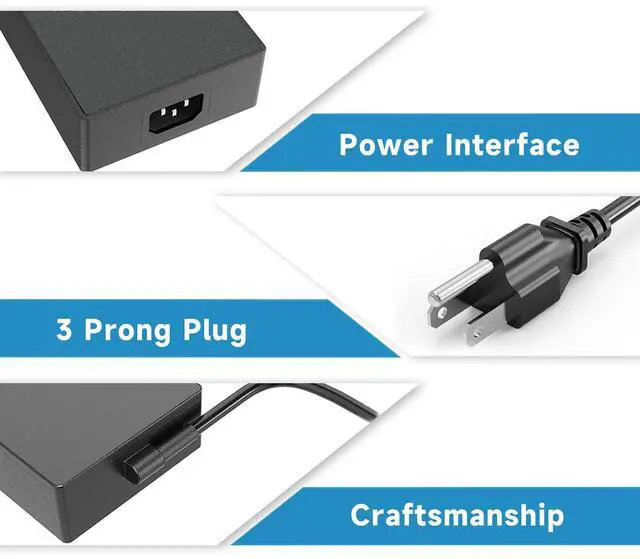 Alt view image 5 of 5 - HHZ 240W Laptop Charger Compatible with Asus ROG Zephyrus G14 G15 M16 G16 S15 S17 Flow X16 Strix Scar 15 20V/12A Adapter TUF Gaming A15 A17 F15 F16 F17 AD240-00E ADP-240EB Power Cord Supply