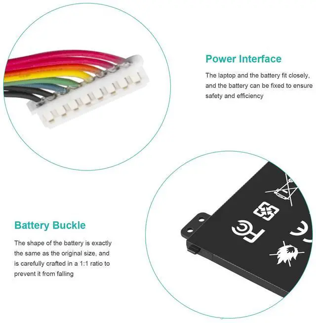 Alt view image 4 of 5 - Fancy Buying AP16M5J Laptop Battery for Acer Aspire 1 A114-31 A114-32 Aspire 3 A314-31 A314-32 A314-41 A315-21 A315-21G A315-22 A315-31 A315-32 A315-33 A315-41 A315-51 A315-53 A315-53G 2ICP4/80/104