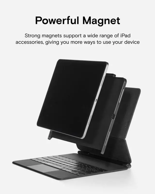 Alt view image 5 of 5 - MOFT Snap Tablet Case for iPad Pro 11" (M5 2025/M4 2024) with Pencil Holder, Magic Keyboard Compatible, Slim Lightweight Magnetic Case, Connect to Versatile Snap Stands