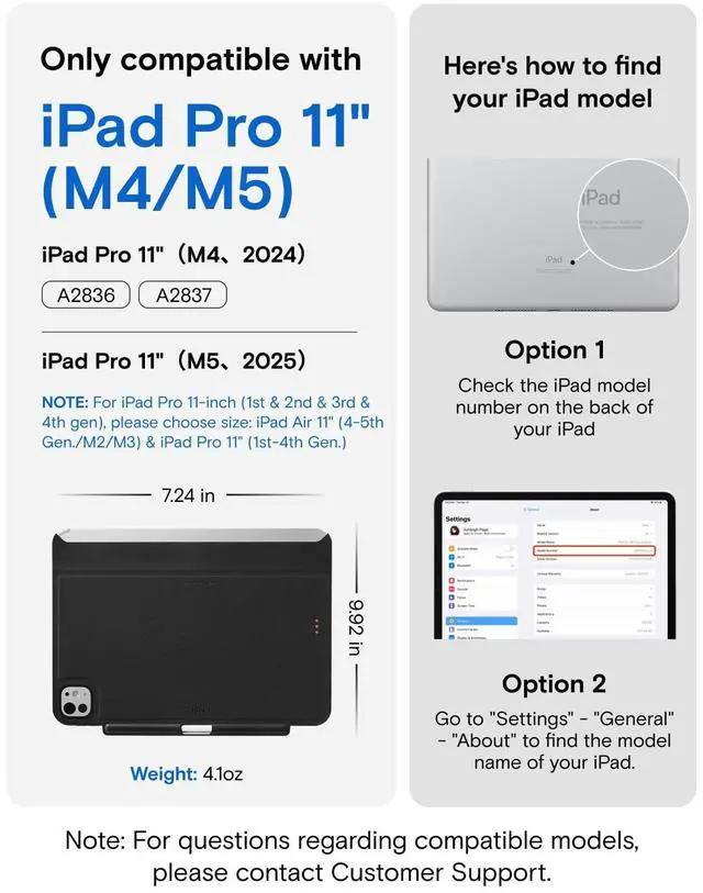 Alt view image 3 of 5 - MOFT Snap Tablet Case for iPad Pro 11" (M5 2025/M4 2024) with Pencil Holder, Magic Keyboard Compatible, Slim Lightweight Magnetic Case, Connect to Versatile Snap Stands