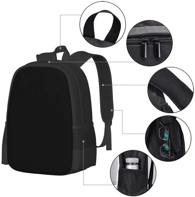 Alt view image 4 of 5 - MVGKTGOQ Backpack Shark Camo Backpack Travel laptop bag Stylish and durable both for men and women 17 inch (Shark Camo Backpack 2)