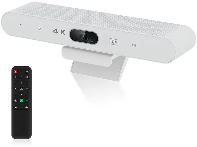 Main image of RayBit 4K Video Conference Room Camera System with Remote Control, AI Auto Framing&Focus, Speaking Tracking, Digital Zoom, Webcam with Microphone and Speaker for Windows TV/PC/Laptop/Zoom/Teams/Skype