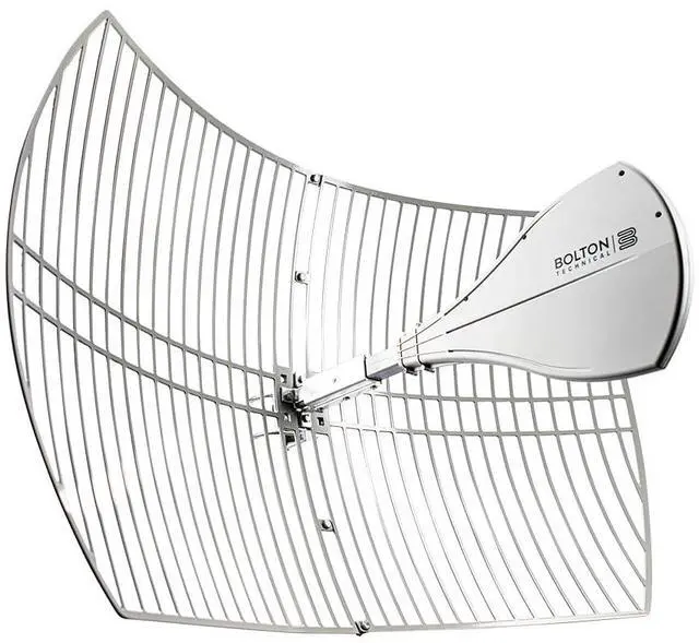 Main image of Bolton Technical Long Ranger Antenna (BT974822) | Parabolic - Over 20 Miles Range | All Cell Bands: 5G, 4G, LTE | WiFi 2.4/5 GHz WiFi 6 | High Gain Cellular/WiFi Antenna up to +28 dB | All Carriers