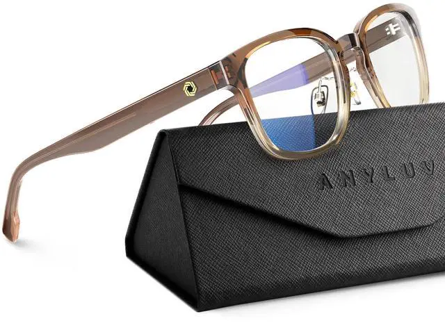 Main image of ANYLUV Blue Light Glasses Men Women Computer Gaming Glasses Anti Eyestrain Lightweight Blue Light Blocking Glasses