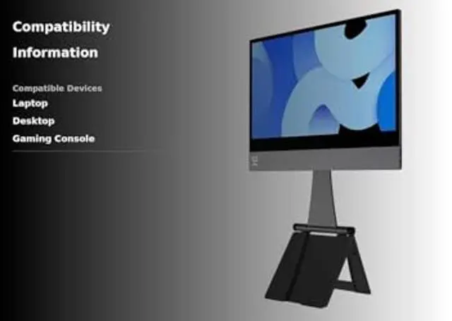 Alt view image 3 of 5 - espresso Displays 13 inch Touch Portable Monitor with Adjustable Stand | Ultra-Slim, 1080p Full HD, USB-C, Touchscreen Display for Laptop, Mac, PC, Gaming, and Travel