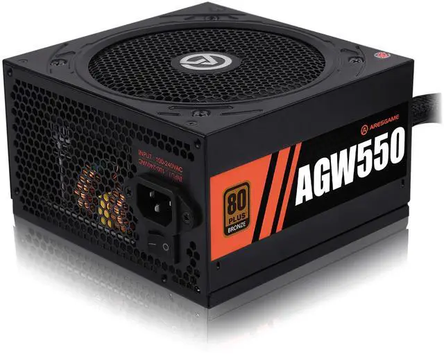 Main image of Power Supply 550W 80+ Bronze Certified PSU (ARESGAME, AGW550)