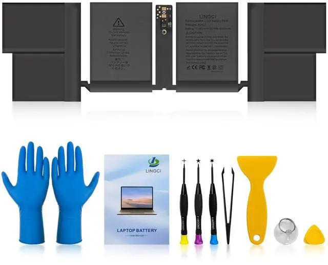 Main image of LINGCI A2485 A2527 Replacement Laptop Battery for MacBook Pro 16 inch (Late 2021) Battery A2485 EMC3651 (11.45V/8700mAH)