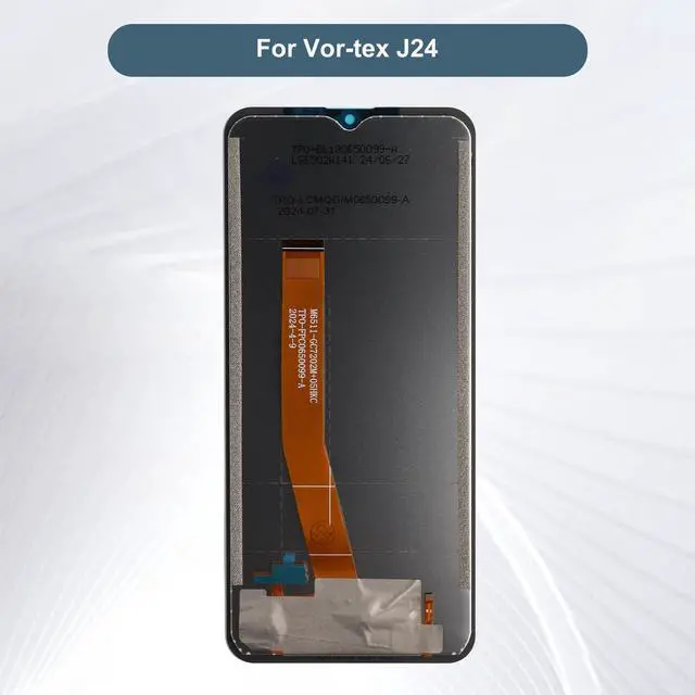 Alt view image 3 of 5 - E-yiiviil LCD Display Touch Screen Digitizer Assembly Repair Replacement 6.5" for Vortex J24 with ToolsBlack