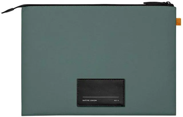 Alt view image 2 of 5 - Native Union W.F.A MacBook Sleeve 13"  Minimalist Slim Sleeve Made of Recycled Materials with 360-Degree Protection  Compatible with MacBook Air 13 (2018-2020), MacBook Pro 13 (2022)  Slate Green