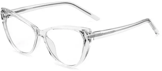 Main image of ANRRI Vintage Cat Eye Blue Light Blocking Glasses Women Trendy Cateye Non Prescription Eyeglasses Computer Gaming Glasses Anti Eyestrain Clear Frame