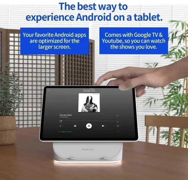 Alt view image 4 of 5 - Latest 2025 Upgraded Android Tablet with Charging Speaker Dock, 2 Years Protection, Otca-Core CPU, 24GB+64GB Storage with 1TB Expansion, WiFi 6, BT5.3, Google Tablet, US Version