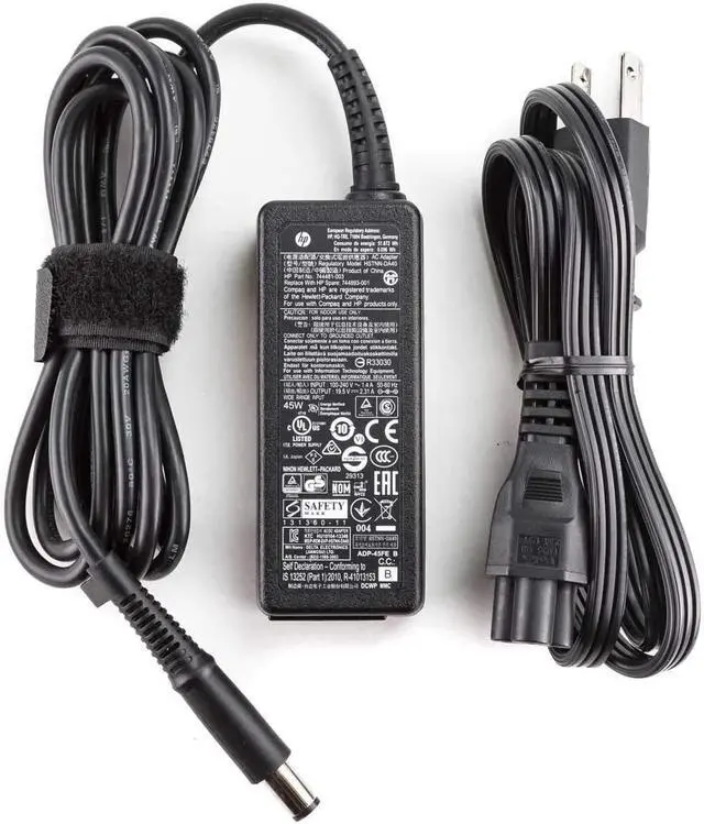 Alt view image 2 of 5 - HP 19.5V 2.31A 45W Ac Adapter Laptop Charger for HP Envy x360 x2 13 15 M6 15-u010dx 15-u011dx 741727-001 740015-003 740015-002 HSTNN-LA40 HSTNN-DA40 740015-001 740015-004 Notebook Power Supply