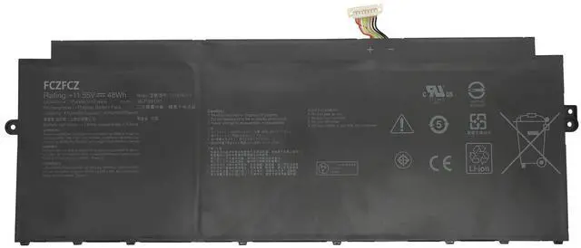 Main image of FCZFCZ C31N1824-1 Battery 48Wh 4160mAh Replacement for ASUS Chromebook C425 C425T C425TA Chromebook Flip C433 C433T C433TA Series 0B200-03550000 3ICP3/91/91 11.55V