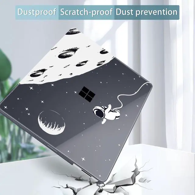 Alt view image 5 of 5 - May Chen Case for Microsoft Surface Laptop 13.8 inch, 2024 Windows 11 AI + PC, 7th Edition Touchscreen Display, Protective Plastic Hard Shell Case with Keyboard Cover - Astronaut Flight