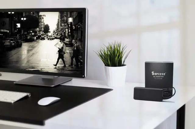 Alt view image 5 of 5 - AC Charger Replacement Fit for Acer Aspire E13 E 17 E17 E5-721 E5-722 E5-731 E5-771 E5-772 E5-773 ES1-311 E1-432G Laptop Power Supply Adapter Cord