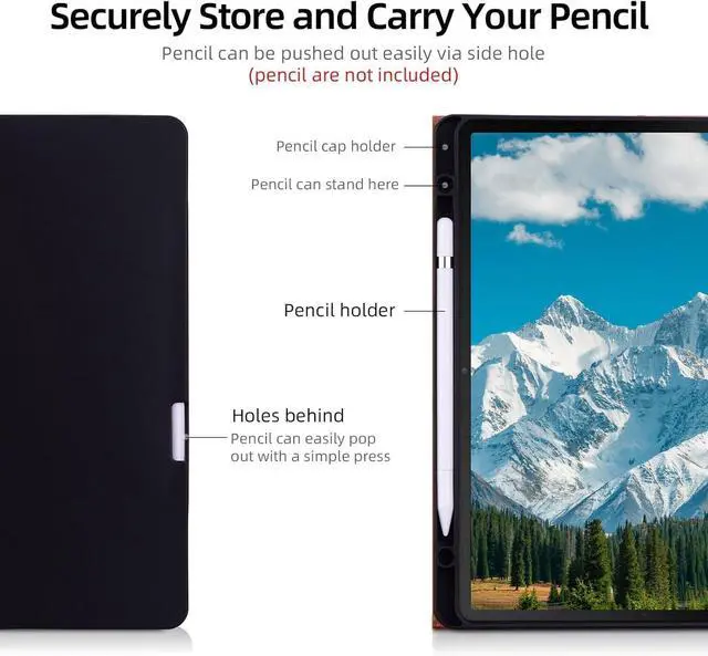 Alt view image 3 of 5 - Case for Samsung Galaxy Tab S10 FE Plus 13.1 Inch 2025 Model(SM-X620/X626B) - Multi-Angle Viewing Stand Cover with Pocket and Magnetic Clasp, PU Leather Business Folio Protective Case, Gray