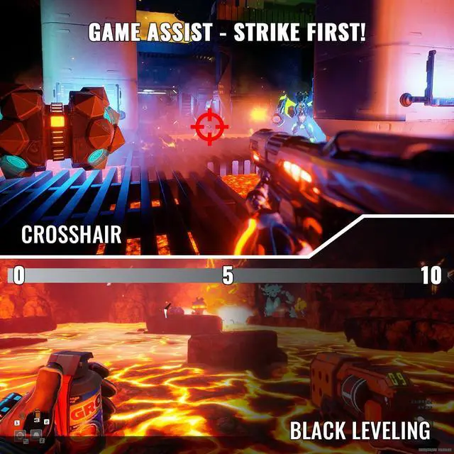 Alt view image 3 of 5 - SANSUI Gaming Monitor, 24 Inch 200Hz 180Hz, FHD 1080P 1ms 110% sRGB Computer Monitor, HDMI DP Ports VESA Support for Game Office (HDMI Cable Included ES-G24F4H)