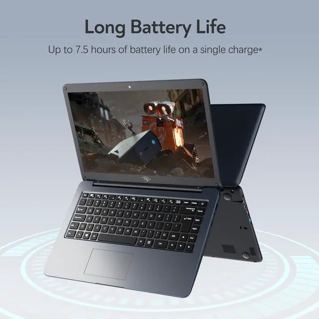 Alt view image 5 of 5 - LETSUNG 14" Itel Laptop Computer- Celeron N4120 (Dual-Core) | 8GB RAM | 128GB SSD | Ultra Slim Design | HDMI & USB 3.2 | 2.4G/5G WiFi | Webcam | for Home, Office & School