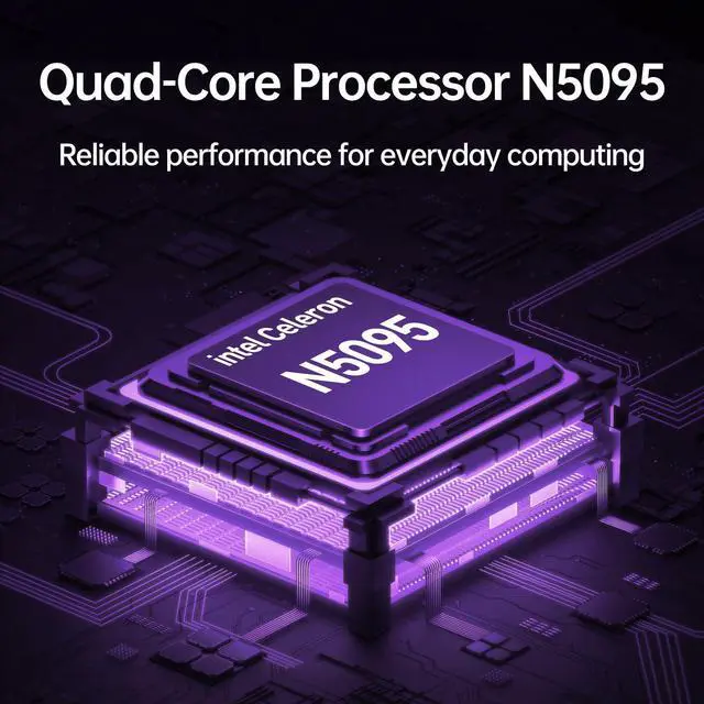 Alt view image 2 of 5 - 2025 Latest 15.6'' Laptop Compatible with Windows 11, 1TB SSD 16GB Dual-Channel RAM, Quad-Core Processor(Max 2.9GHz), 1080P FHD Display, Backlit Keyboard, Fingerprint, Mini-HDMI, WiFi5, TF Card Slot