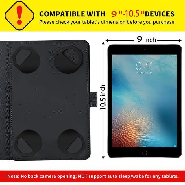 Alt view image 2 of 5 - for 10.36 inch TCL Tab Pro 5G 9198S/TCL TABMAX 10.4 9296Q,360 Degree Rotating Stand and Magnetic Closure Case for 10.36" TCL Tab Pro 5G TCL-9198S/TCL TABMAX 10.4 9296Q,Cool Lion