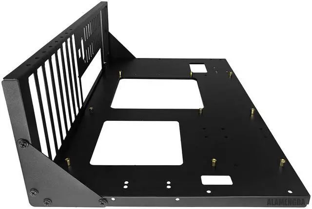 Alt view image 3 of 5 - ALAMENGDA DIY Pc Test Bench, Open Chassis Case Rack for ATX/M-ATX/ITX Motherboards,Widely Body Heat Dissipation Design Open Air Pc Case, SSD Motherboards Accessories (2)