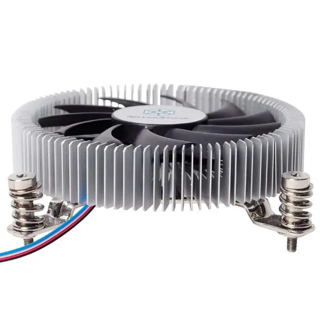 Alt view image 4 of 5 - Silverstone Technology SST-NT07-115X-USA LGA1150/1151/1155/1156/1200 CPU Cooler Low Profile 23mm Tall for 65W TDP Support with 80mm PWM Fan SST-NT07-115X