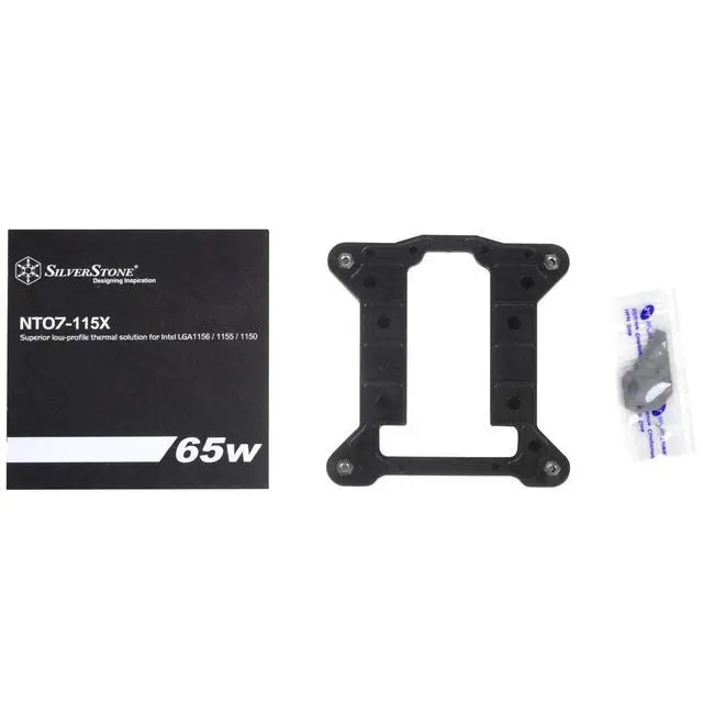 Alt view image 5 of 5 - Silverstone Technology SST-NT07-115X-USA LGA1150/1151/1155/1156/1200 CPU Cooler Low Profile 23mm Tall for 65W TDP Support with 80mm PWM Fan SST-NT07-115X