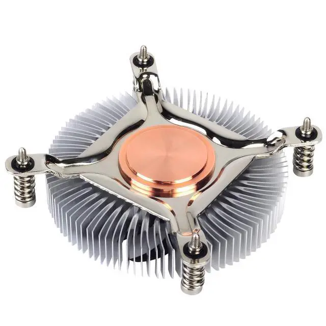 Alt view image 3 of 5 - Silverstone Technology SST-NT07-115X-USA LGA1150/1151/1155/1156/1200 CPU Cooler Low Profile 23mm Tall for 65W TDP Support with 80mm PWM Fan SST-NT07-115X