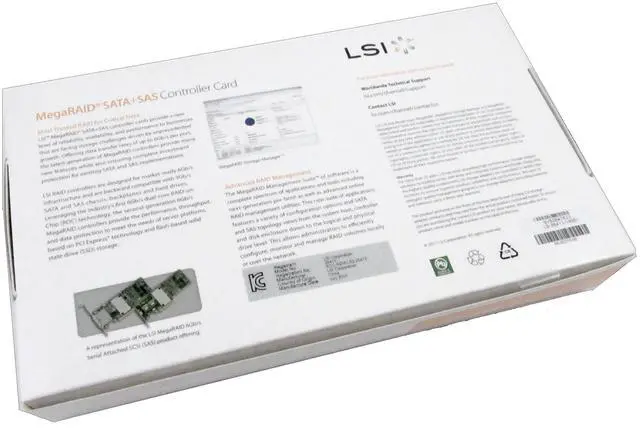 Alt view image 5 of 5 - LSI Logic LSI00330 MegaRAID SAS 9271-8i 8Port 6Gb/s PCI Express 3.0 1GB DDR3 Single Controller Card