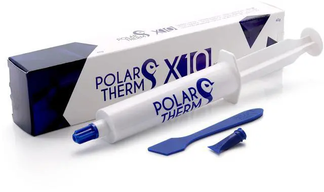 Main image of Polartherm X-10 Thermal Paste for CPU & GPU, 40 Grams, with Application aid, high Thermal Conductivity, Long Durability, Safe Application, Non-Conductive