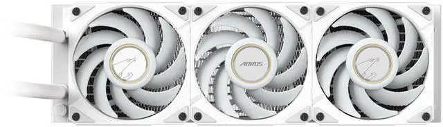 Alt view image 2 of 5 - AORUS WATERFORCE X II 360 ICE Liquid CPU Cooler, 360mm Radiator with 3X 120mm Low Noise ARGB Fans, Compatible with Intel LGA1851, LGA1700, and AMD AM5 (GP-AORUS WATERFORCE X II 360 ICE)
