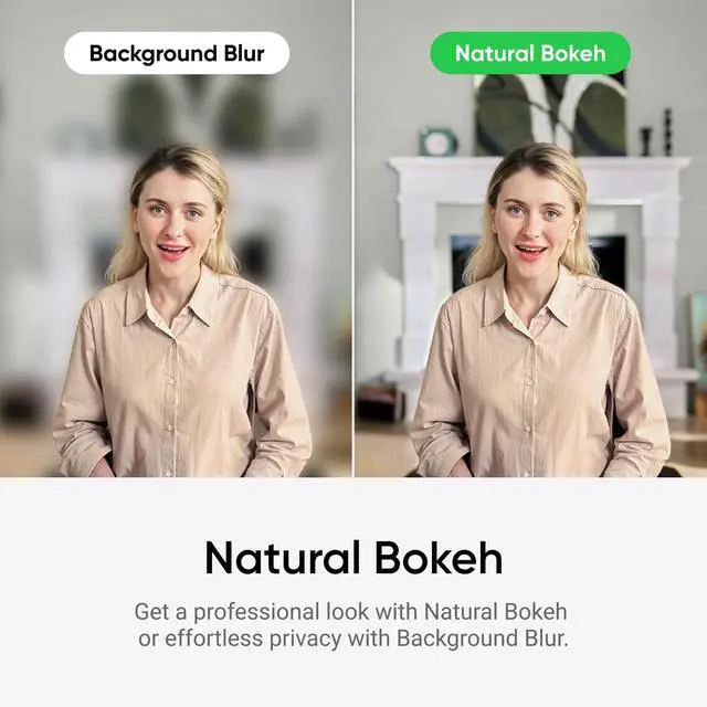 Alt view image 4 of 5 - Insta360 Link 2C - 4K Webcam for PC/Mac, 1/2" Sensor, Auto Framing, HDR, AI Noise-Canceling Mic, Gesture Control for Streaming, Video Calls, Gaming, Works with Zoom, Teams, White