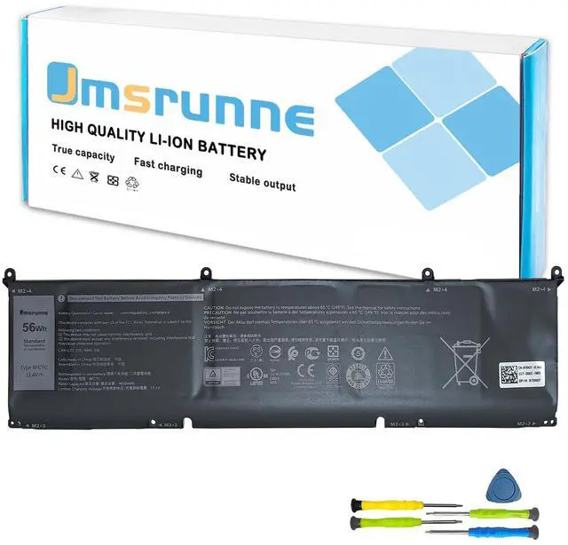 Main image of Jmsrunne 56Wh 8FCTC Laptop Battery Compatible with Dell XPS 15 9500 Precision 5550 Alienware M15 R3 R4 M17 R4 R3 Series Notebook 69KF2 08FCTC 0P8P1P 0DVG8M 0M59JH 70N2F 070N2F 11.4V 4650mAh