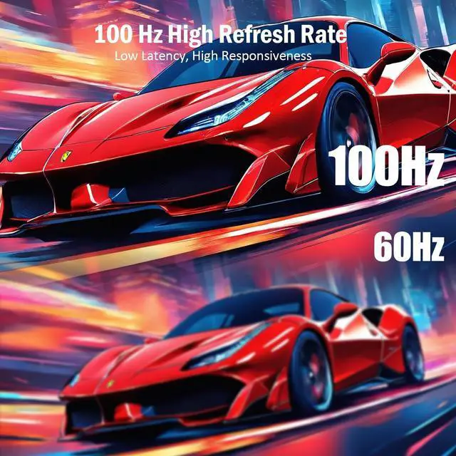 Alt view image 3 of 5 - Maovz 23.8 Inch Large Portable Monitor for Laptop,1080P FHD 120Hz 125% sRGB