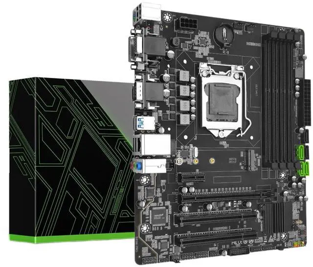 Main image of SHANGZHAOYUAN B85M PRO LGA 1150 Motherboard for Intel 4th Gen Core i7 i5 i3/Pentium/Celeron Series Processors (Micro-ATX, DDR3, PCIe 3.0, NVME M.2, SATA 3.0, VGA/DVI/HDMI-Compatible, Gigabit LAN)