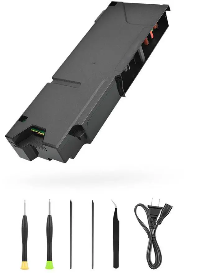 Main image of LHM for PS4 Power Supply Replacement ADP-200ER/N14-200P1A with Power Cord, for CUH-12xx Series Host Source Replacement(4 pin) with Repair Tools and Manual