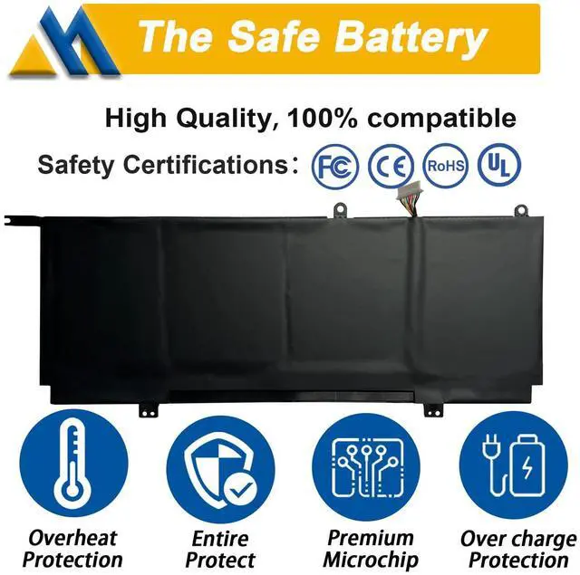 Alt view image 3 of 5 - Mobik 61.4Wh SP04XL L28764-005 Laptop Battery Replacement for HP Spectre X360 13T-AP000 13-AP0XXX 13-AP0013DX 13-AP0045NR 13-AP0053DX Series HSTNN-IB8R HSTNN-OB1B L28538-AC1 TPN-Q203 15.4V 3990mAh