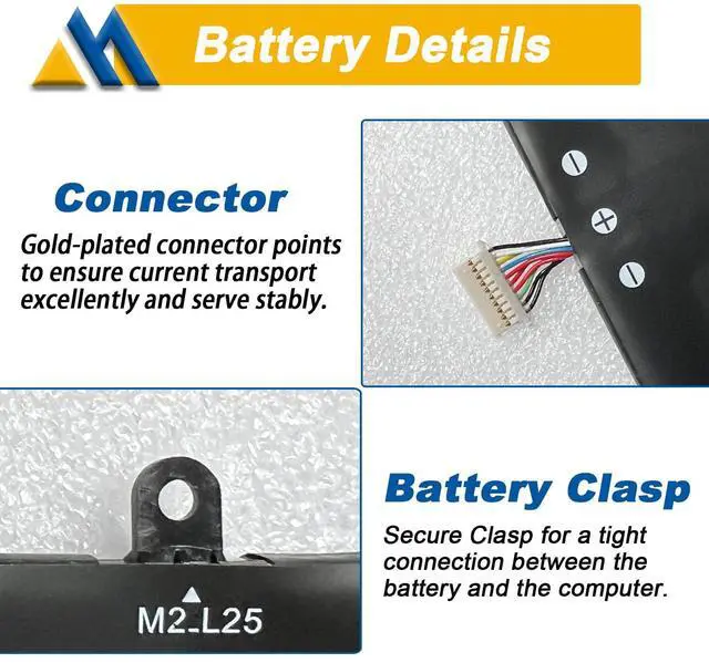 Alt view image 4 of 5 - Mobik 61.4Wh SP04XL L28764-005 Laptop Battery Replacement for HP Spectre X360 13T-AP000 13-AP0XXX 13-AP0013DX 13-AP0045NR 13-AP0053DX Series HSTNN-IB8R HSTNN-OB1B L28538-AC1 TPN-Q203 15.4V 3990mAh