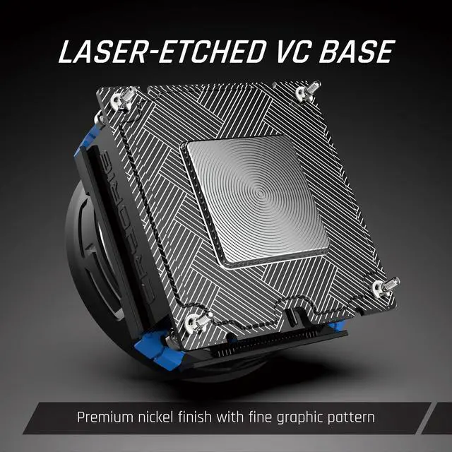 Alt view image 5 of 5 - CRYORIG C5 Vapor Chamber Low Profile CPU Cooler  Aluminum Fin Stack  Compact SFF Cooling  AMD AM4/AM5  Intel LGA 1150/1200/1851/1700