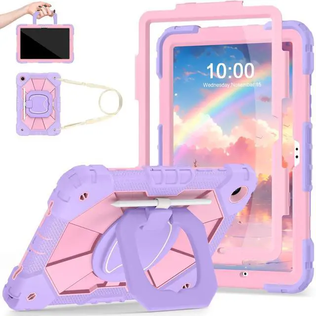 Main image of Auizotl Case for Samsung Galaxy Tab A9+/A9 Plus 11 Inch with Screen Protector/Rotating Stand/Pen Holder,Military Grade Shockproof Cover for Galaxy Tab A9 Plus Case (SM-X210/X216/X218)