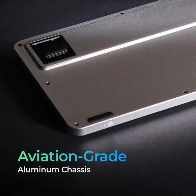 Alt view image 5 of 5 - Clevetura CLVX 1 Wireless Touchpad Keyboard | Bluetooth & USB-C | Low Profile, RGB Backlit, Touch Sliders, Quiet Scissor Keys | Compatible with Windows/Linux/MacOS | Ergonomic Typing