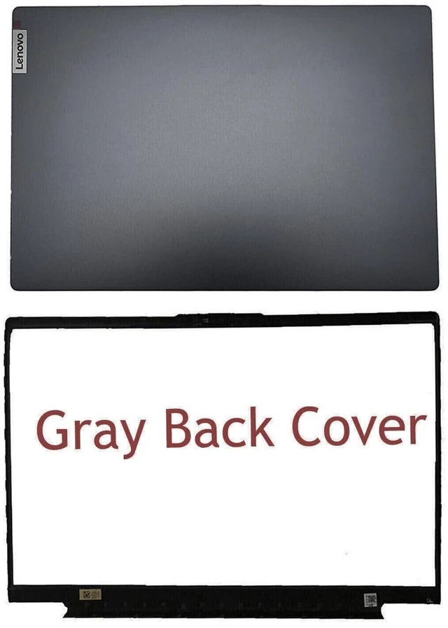 Alt view image 2 of 5 - Wzqrps Replacement Laptop LCD Cover Back Rear Top Lid Hinges Front Bezel for Lenovo ideapad 5 15IIL05 15ARE05 15ITL05 15ALC05 5-15IIL05 5-15ARE05 5-15ITL05 5-15ALC05 5CB0X56073 5CB0Z31048 (Gray)