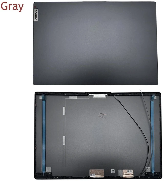 Alt view image 4 of 5 - Wzqrps Replacement Laptop LCD Cover Back Rear Top Lid Hinges Front Bezel for Lenovo ideapad 5 15IIL05 15ARE05 15ITL05 15ALC05 5-15IIL05 5-15ARE05 5-15ITL05 5-15ALC05 5CB0X56073 5CB0Z31048 (Gray)