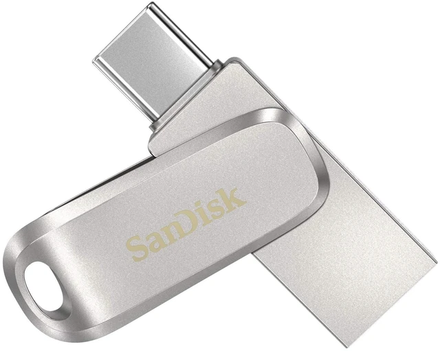 Main image of SANDISK 1TB Ultra Dual Drive Luxe, USB-C+USB-A, Up to150MB/s Read Speeds