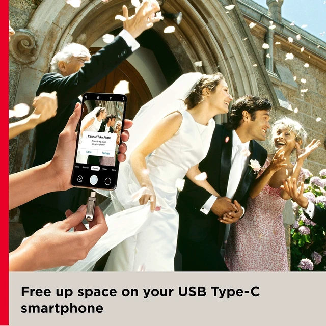 Alt view image 2 of 5 - SANDISK 1TB Ultra Dual Drive Luxe, USB-C+USB-A, Up to150MB/s Read Speeds