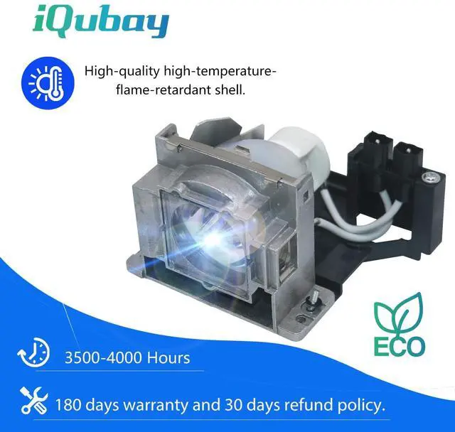 Alt view image 2 of 5 - iQubay VLT-HC910LP VLT-HC100LP VLT-EX100LP Hight Quality Projector Lamp for Mitsubishi HC1100 HC1100U HC1500 HC1500U HC1600 HC1600U HC3000 HC3100 Replacement Projector Lamp Bulb with Housing